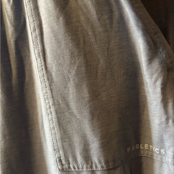 Fabletics RestoreKnit Tapered Pant in Faded Denim, size large - Picture 8 of 10